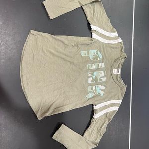 Victoria Secret Pink Long Sleeve Camo Print Size XS